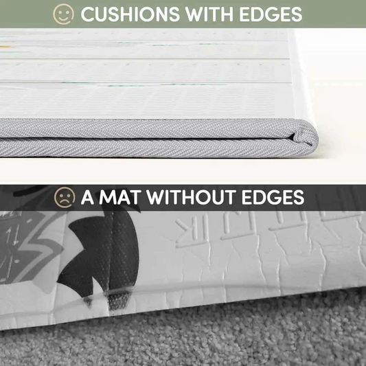 Foldable Baby Play Mat Non-toxic Foam Baby Plyamat 2cm Thick and Extra Large Double-sided Crawling Mat Portable